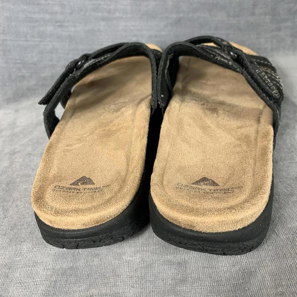Ozark Trail Womens Size 8 Savannah Black Sandals Slides - Picture 5 of 8